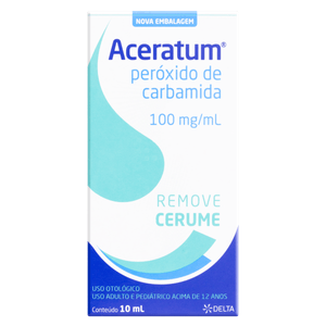 Aceratum Soluçao Otologica Remove Cerume 10Ml