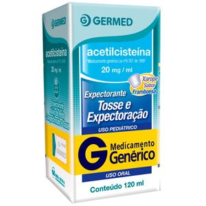 Acetilcisteina Xarope Infantil 20Mg/Ml 120Ml Germed