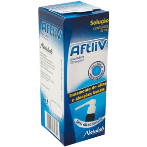 Aftliv Soluçao Bucal 100Mg/Ml 25Ml