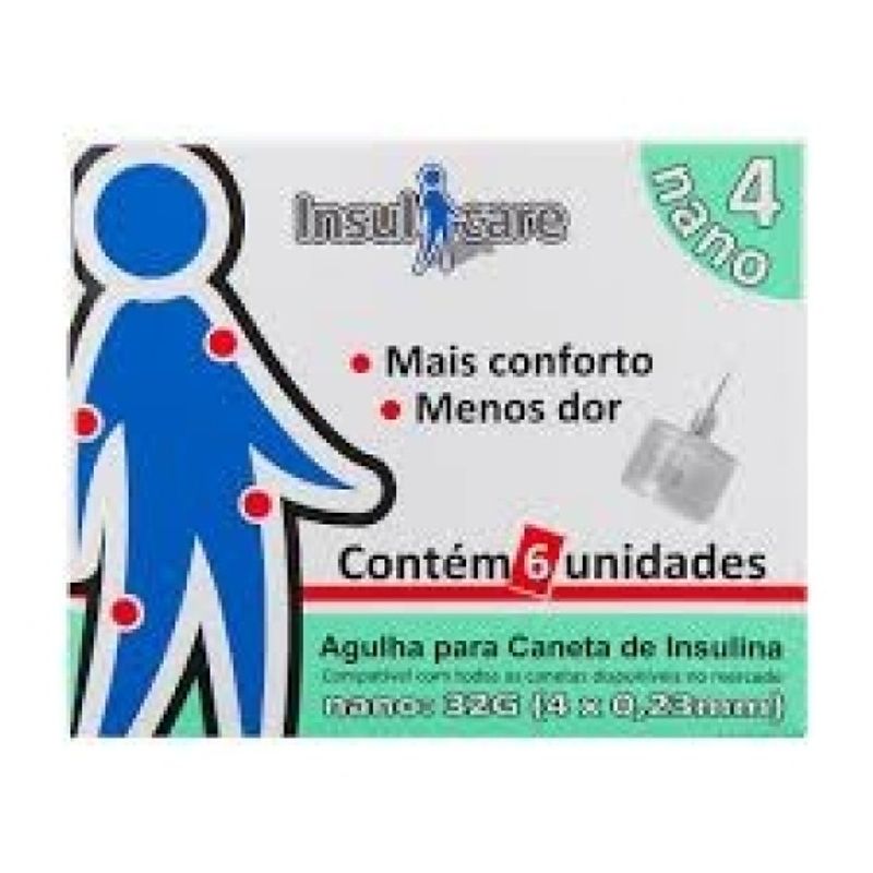 agulha-descartavel-insulcare-4mm-com-6-unidades