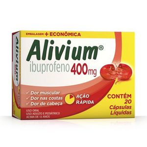 Alivium 400Mg Com 20 Comprimidos