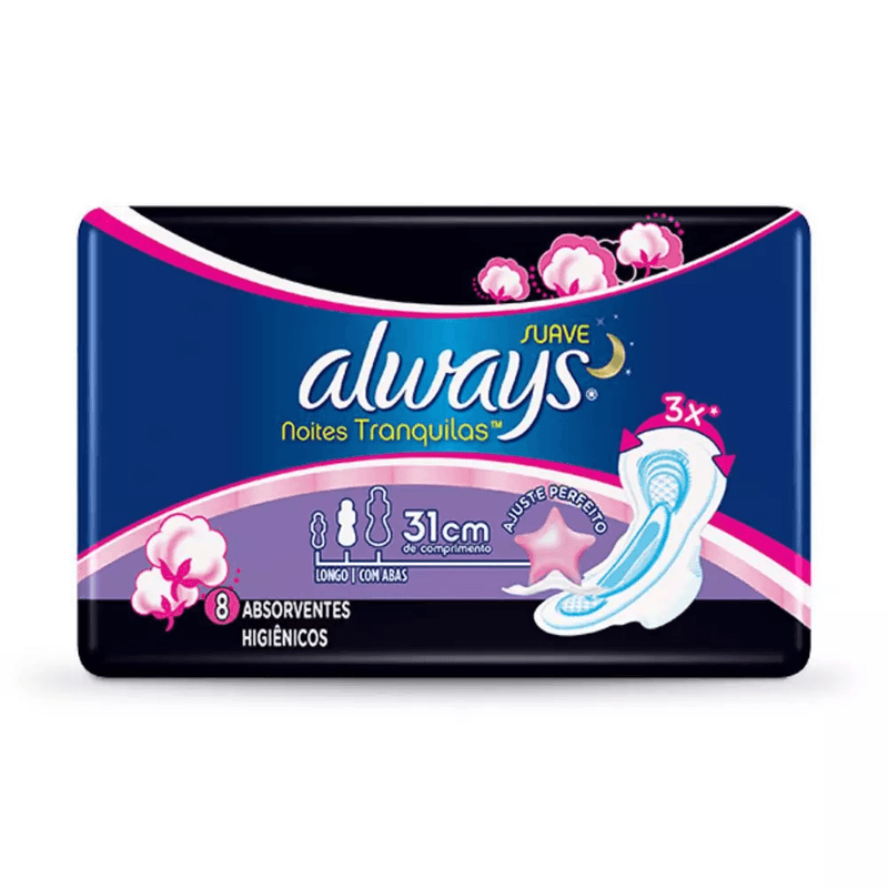 absorvente-always-noites-tranquilas-cobertura-suave-com-abas-com-8-unidades