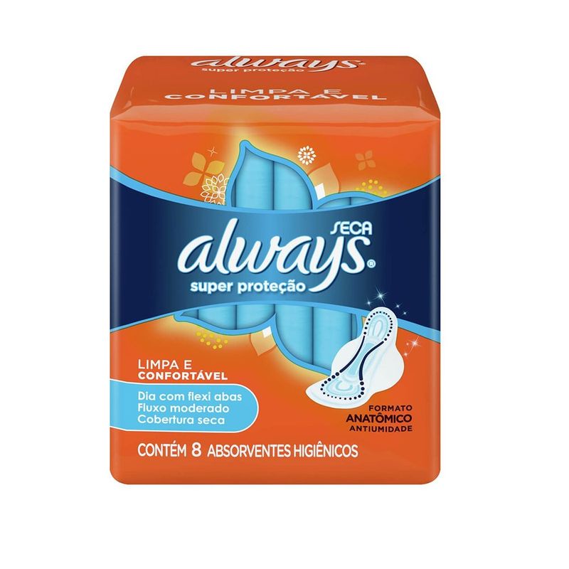 absorvente-always-super-protecao-cobertura-seca-com-abas-com-8-unidades