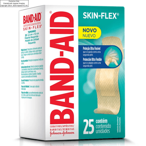 Curativo Band-Aid Skin-Flex Standard Com 25 Unidades