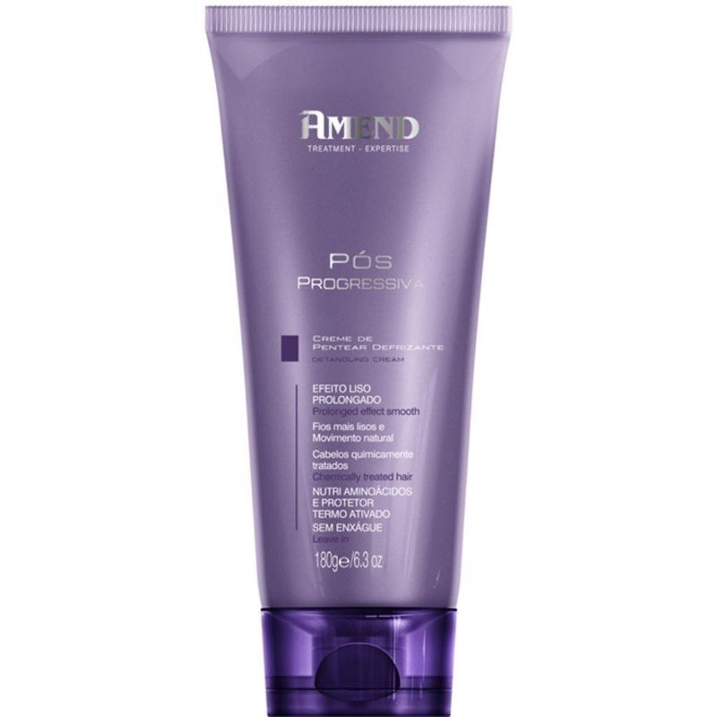creme-para-pentear-amend-pos-progressiva-defrizante-180g