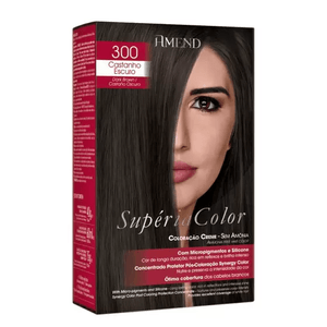 TINTURA AMEND SUPERIA COLOR CASTANHO ESCURO 300