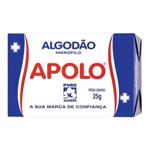 Algodao Apolo Caixa Hidrofilo 25G