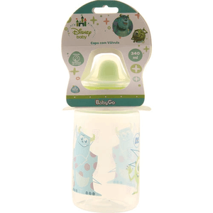 COPO BABY GO MONSTROS S/A COM TAMPA 340ML R:1846