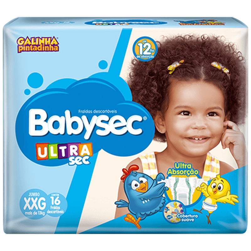fralda-babysec-ultrasec-galinha-pintadinha-xxg-com-16-unidades