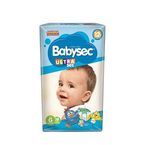 Fralda Babysec Ultrasec Galinha Pintadinha G Com 32 Unidades