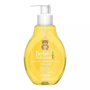 SABONETE LIQUIDO BEBE NATUREZA GLICERINA 230ML