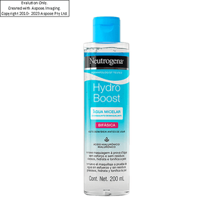 agua Micelar Neutrogena Hydro Boost Bifasica 200Ml
