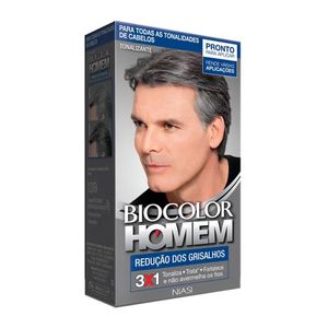 Tonalizante Capilar Biocolor Homem Reduçao Dos Grisalhos