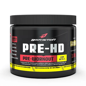 PRE TREINO BODY ACTION PRE-HD MORANGO E KIWI 100G