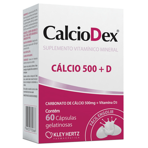 Calciodex 500Mg com 60 Comprimidos