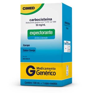 Carbocisteina 50Mg/Ml Xarope 100Ml Cimed