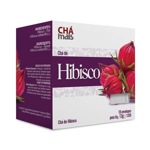 CHA CHAMAIS HIBISCO COM 10 UNIDADES