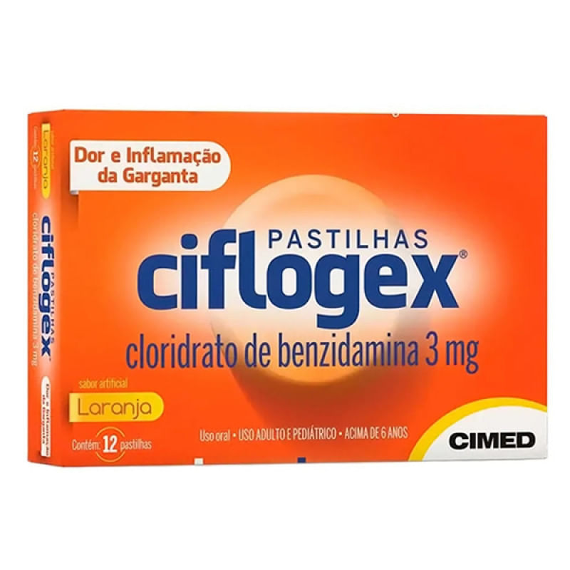 ciflogex-laranja-com-12-pastilhas