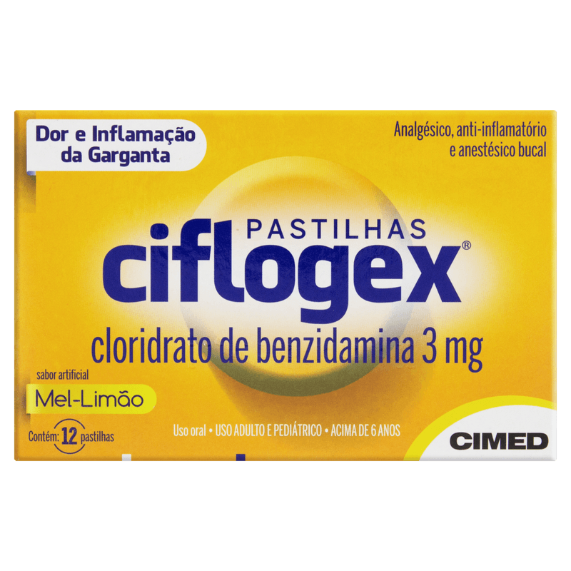 ciflogex-mel-e-limao-com-12-pastilhas