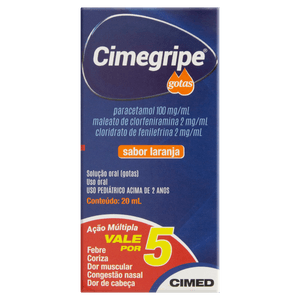 Cimegripe Soluçao Oral Gotas 20Ml