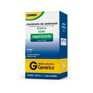 Cloridrato De Ambroxol 6Mg/Ml Xarope 120ml Cimed