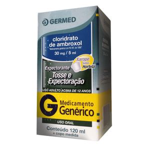 Cloridrato De Ambroxol 30Mg/5Ml Xarope 120Ml Germed