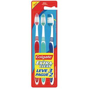 Escova Dental Colgate Extra Clean Leve 3 Pague 2
