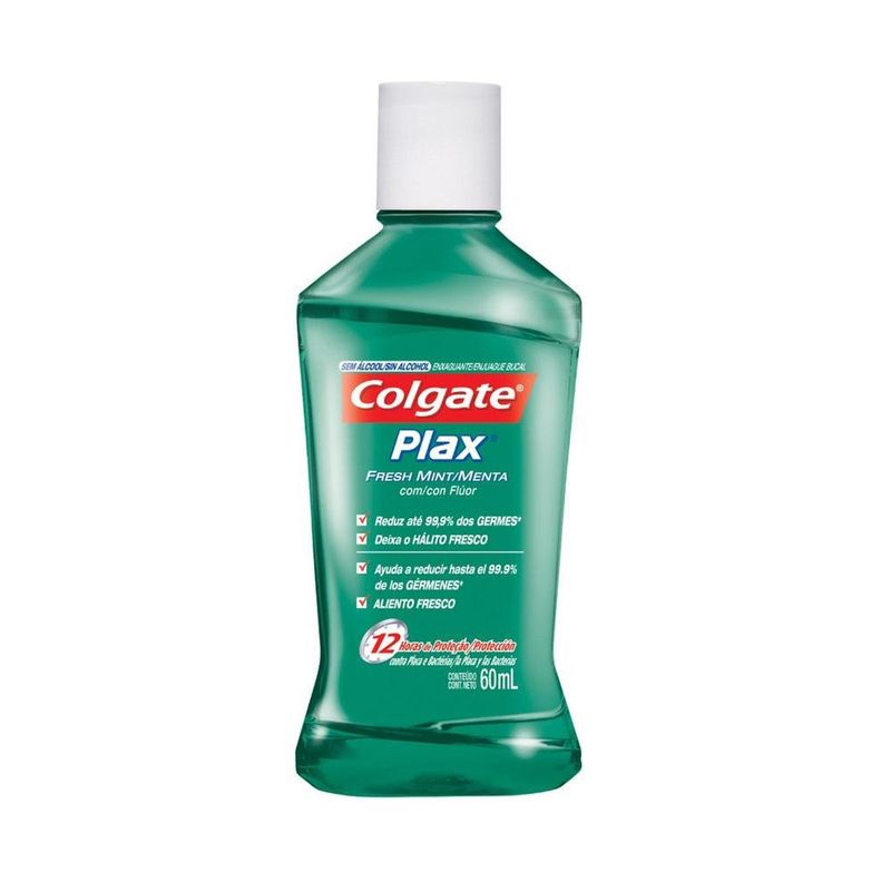 enxaguante-bucal-colgate-plax-fresh-mint-60ml