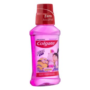 Enxaguante Bucal Colate Plax Kids Minions Rosa 250Ml