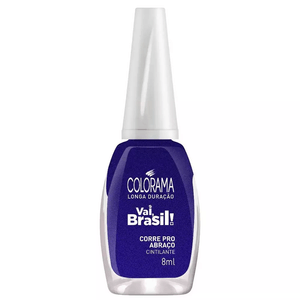 ESMALTE COLORAMAALTE VAI BRASIL CORRE PRO ABRAÇO 8ML