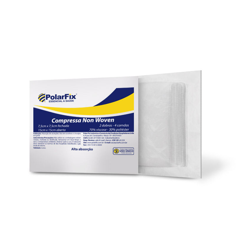 compressa-gaze-polarfix-75x75cm-com-10-unidades
