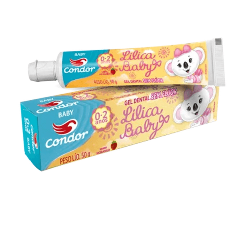 gel-dental-condor-infantil-lilica-ripilica-sem-fluor-6meses-50g
