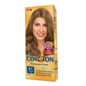 Tintura Cor & Ton Medio Louro Cinza Claro 8.1