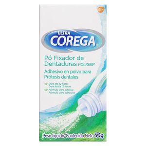 Po Fixador Corega Ultra Para Dentaduras 12 Horas 50G