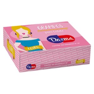GRAMPO DE CABELO LOIRO DARMA N.7 COM 100 UNIDADES