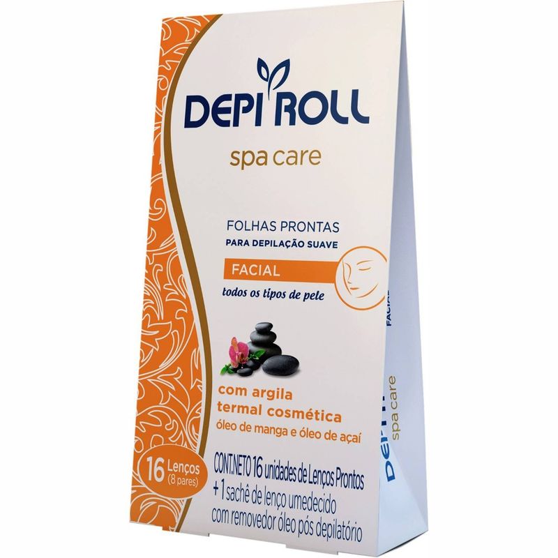 folha-depilatoria-depi-roll-facial-spa-care-com-16-unidades