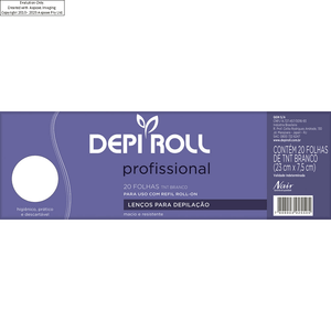 Lenco Depilacao Depi roll com 20 unidades