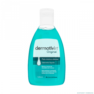 Sabonete Liquido Facial Dermotivin Original Pele Oleosa Mista 120Ml