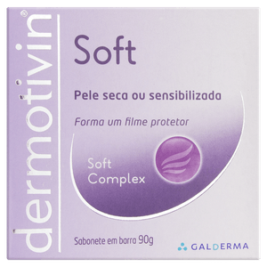 Sabonete Em Barra Dermotivin Soft Pele Seca 90G