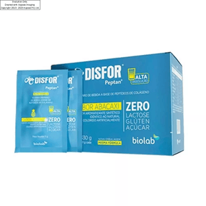 Disfor Peptideos de Colageno Sabor Abacaxi 30 SachEs de 11g