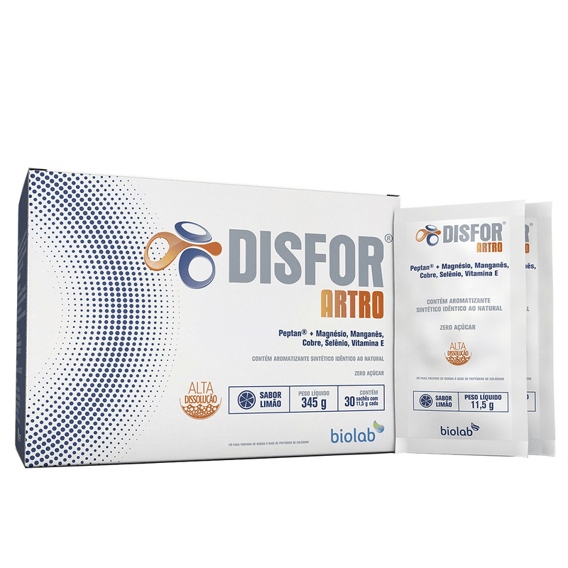 disfor-artro-colageno-hidrolisado-limao-com-30-saches-de-115g