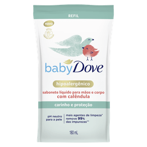 Sabonete Liquido Dove Baby Hidrataçao Enriquecida Refil 180Ml