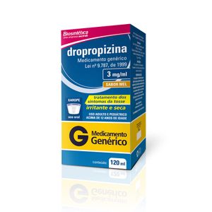 Dropropizina 3Mg/Ml Xarope 120Ml Biosintetica