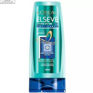 Condicionador Elseve Hydra Detox 48H Anti-Caspa 400Ml