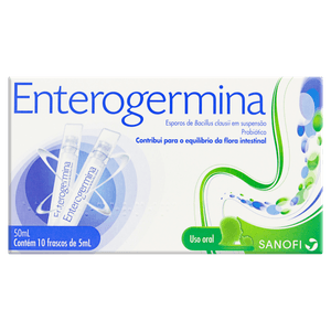 Enterogermina Com 10 Flaconetes 5Ml