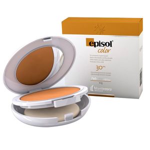 Protetor Solar Episol Color Base Morena Po Compact FPS30 10g