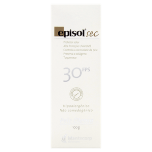 Protetor Solar Episol Seco Loçao Facial Fps30 100G