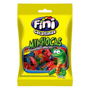 Bala Fini Minhocas Sortidos 90G
