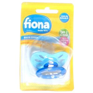 Chupeta Fiona Classica Ortodontica Silicone Azul N.2