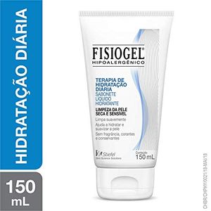 Sabonete Liquido Hidratante Facial Fisiogel Pele Seca E Sensivel 150Ml